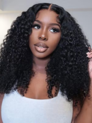 4x4 Soft Jerry Curl Closure Lace Wig Beginner Friendly