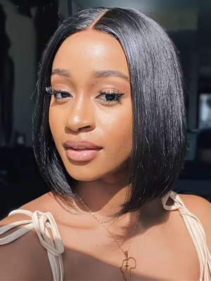 Specail Wig | Double Drawn 13x4 Full Frontal Bob Wigs Human Hair